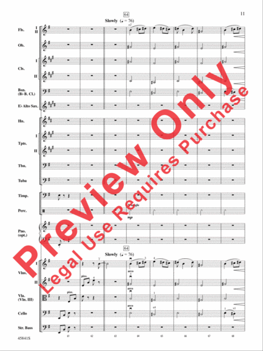March of the Dwarfs Full Orchestra scores gallery preview page 11