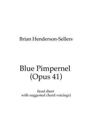 Blue Pimpernel lead sheet and suggested voicings