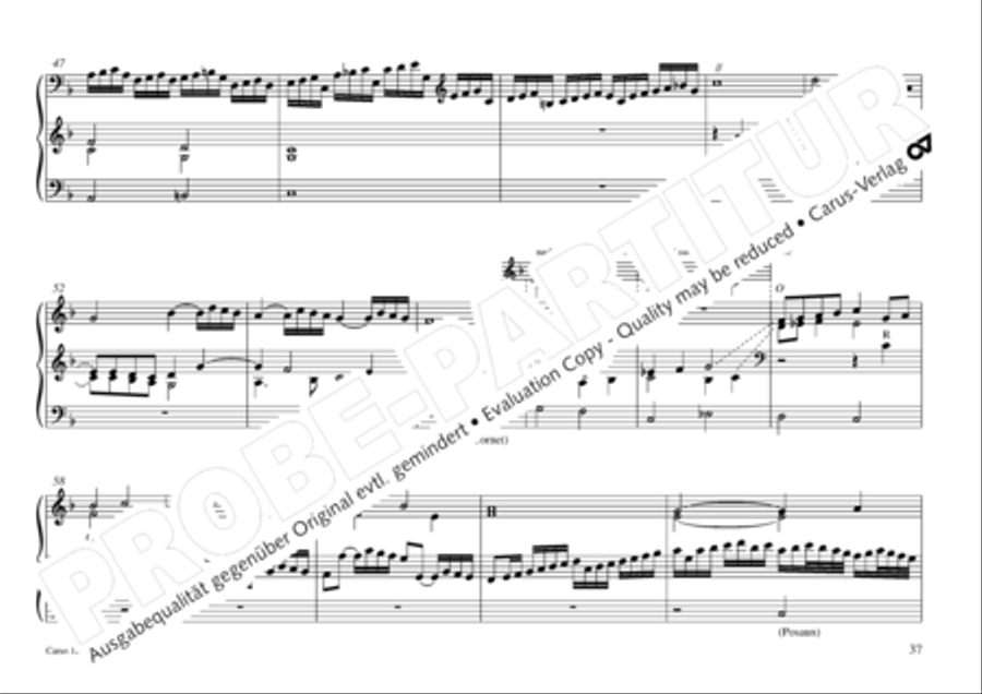 Organ music of the Hasse family Organ Solo scores gallery preview page 38
