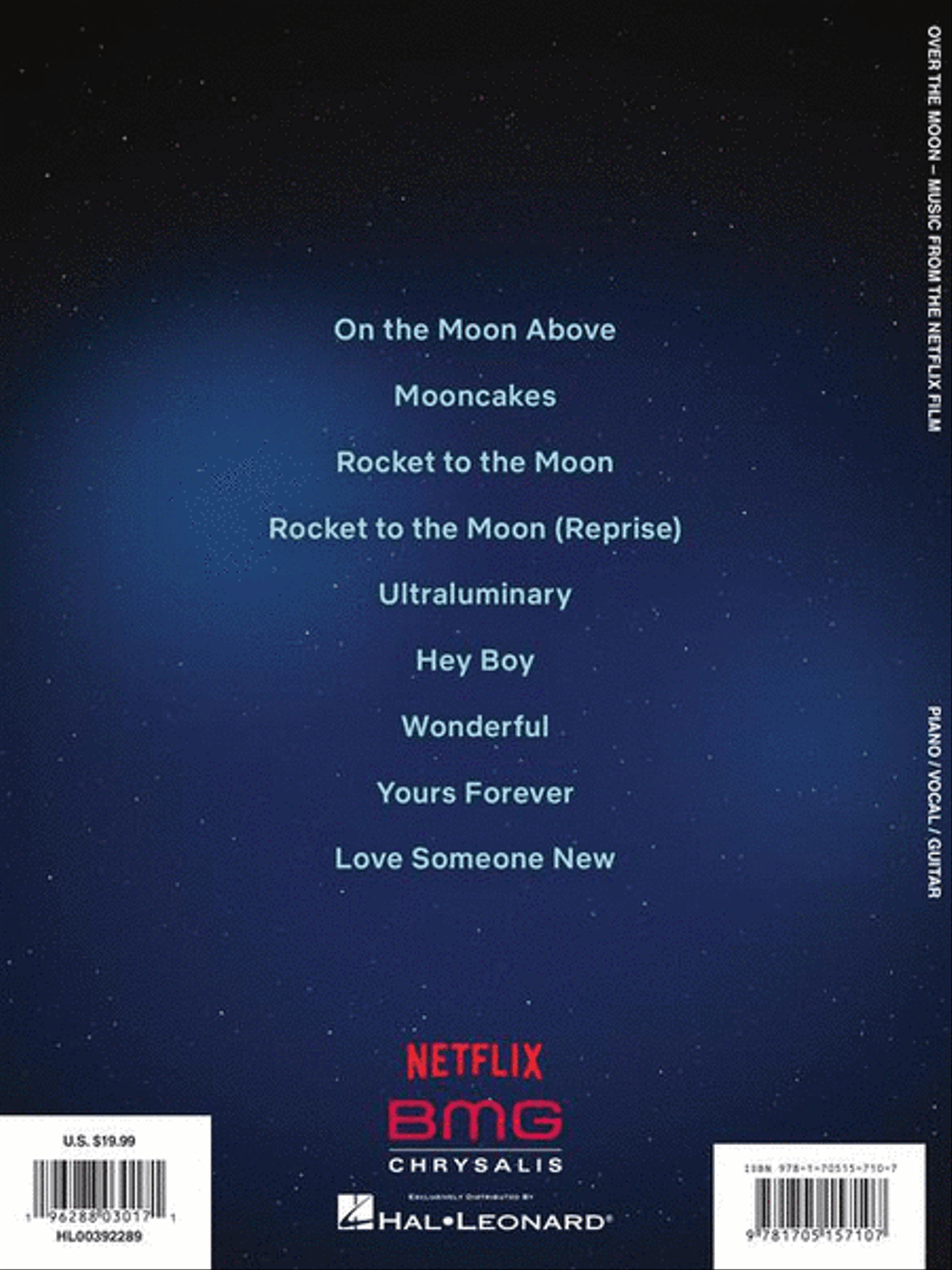 Over the Moon Piano, Vocal, Guitar scores gallery preview page 7