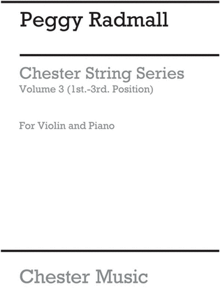 Book cover for Chester String Series Violin Book 3
