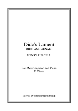 Book cover for When I Am Laid (Dido's Lament) - F Minor