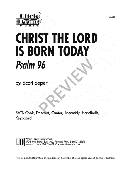 Christ the Lord is Born Today image number null
