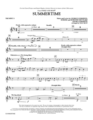 Summertime - Trumpet 1