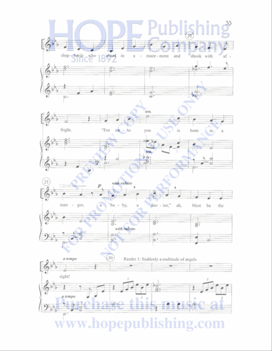 By Heaven's Light Choir scores gallery preview page 34
