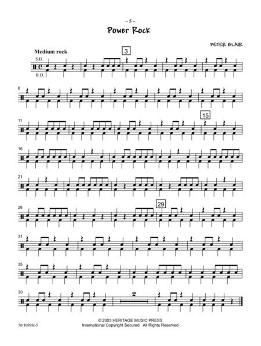JumpStart First Concert Percussion 1 Concert Band scores gallery preview page 6