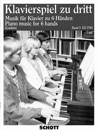 Book cover for Piano Music for 6 Hands - Volume 3