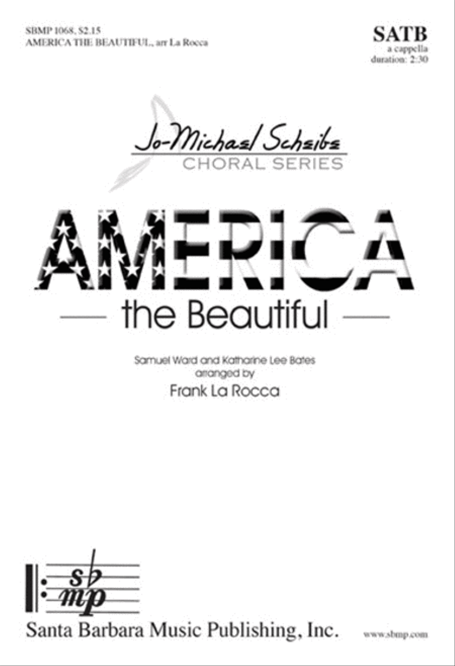 America the Beautiful - SATB Octavo 4-Part scores gallery preview page 1