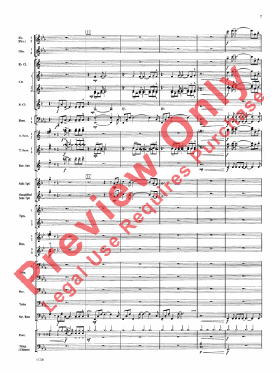 American Jazz Suite American Jazz Suite Concert Band scores gallery preview page 8