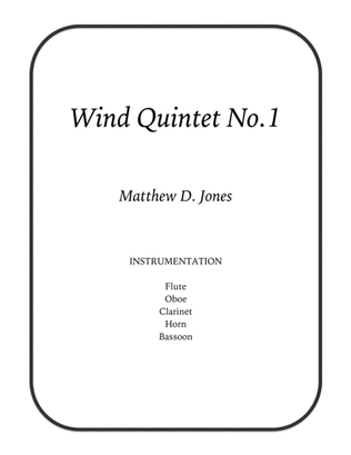 Book cover for Wind Quintet No.1