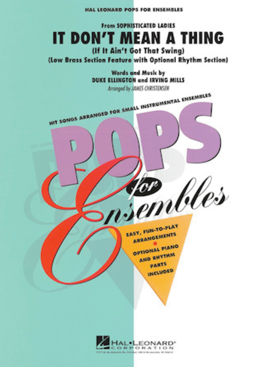 It Don't Mean a Thing It Don't Mean a Thing Brass Ensemble scores gallery preview page 1
