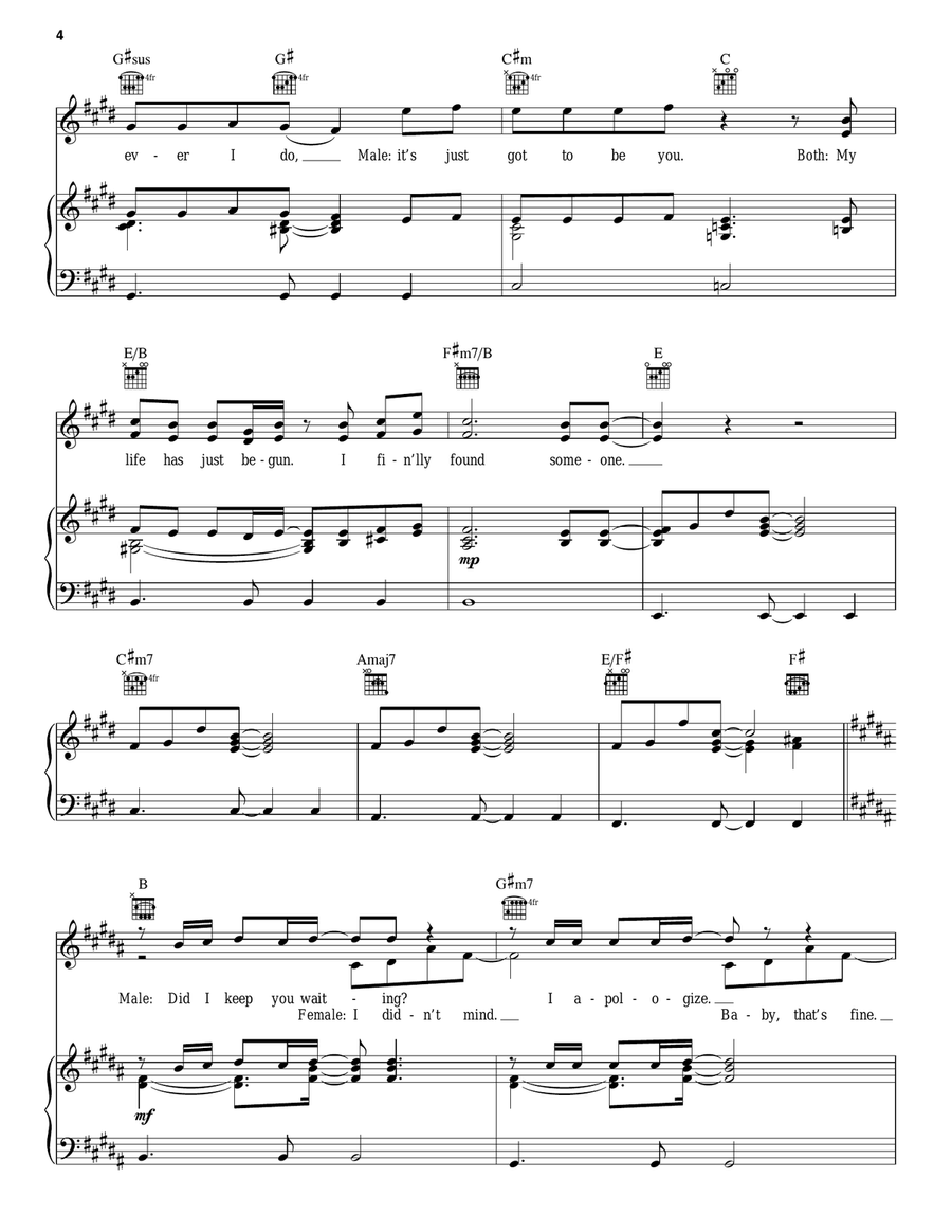 I Finally Found Someone I Finally Found Someone Acoustic Guitar scores gallery preview page 4