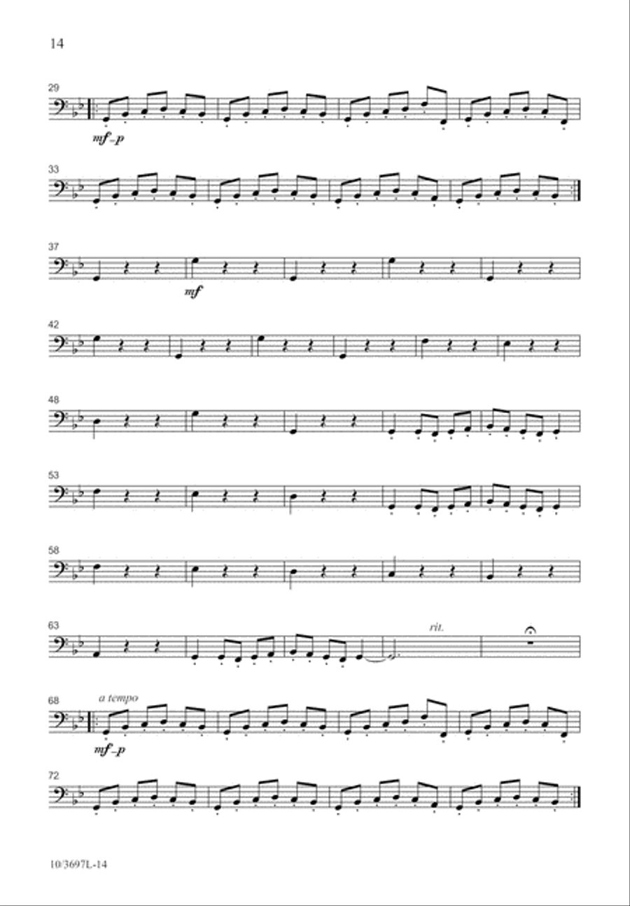 Alleluia, Praise God! Alleluia, Praise God! 4-Part scores gallery preview page 14