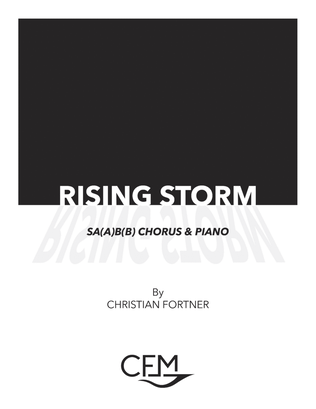 Book cover for Rising Storm (SAB Version)