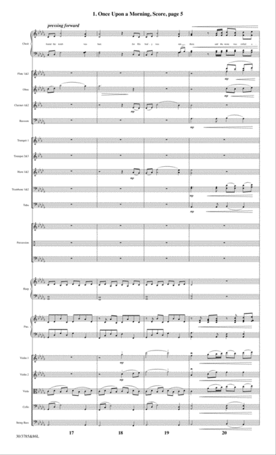 Once Upon a Morning - Full Score Choir scores gallery preview page 7