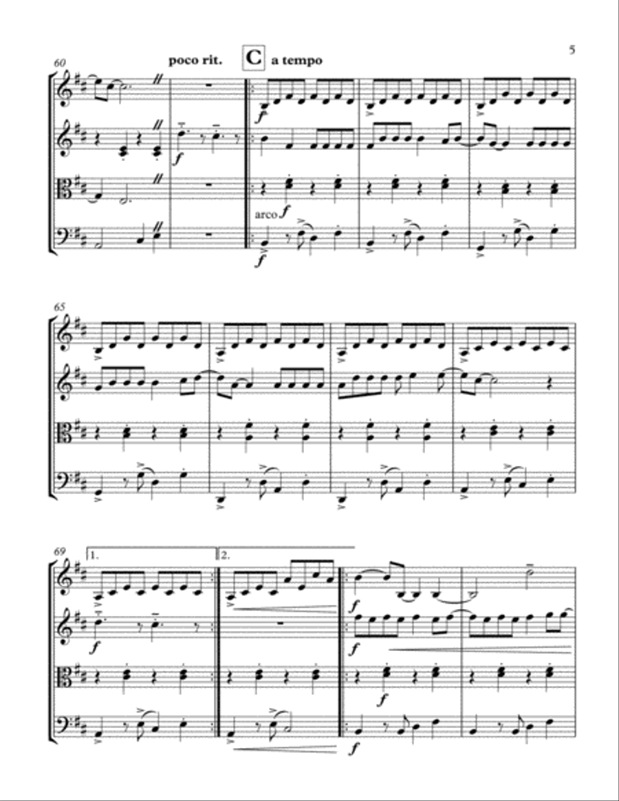 Despacito Despacito String Quartet scores gallery preview page 6