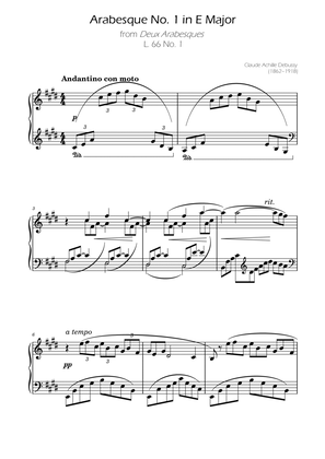 First Arabesque - Debussy