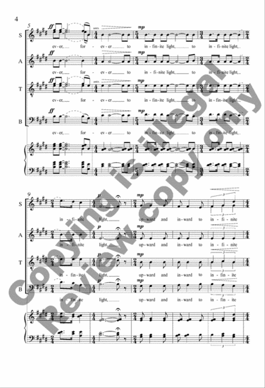 Last Lullaby Divisi scores gallery preview page 4