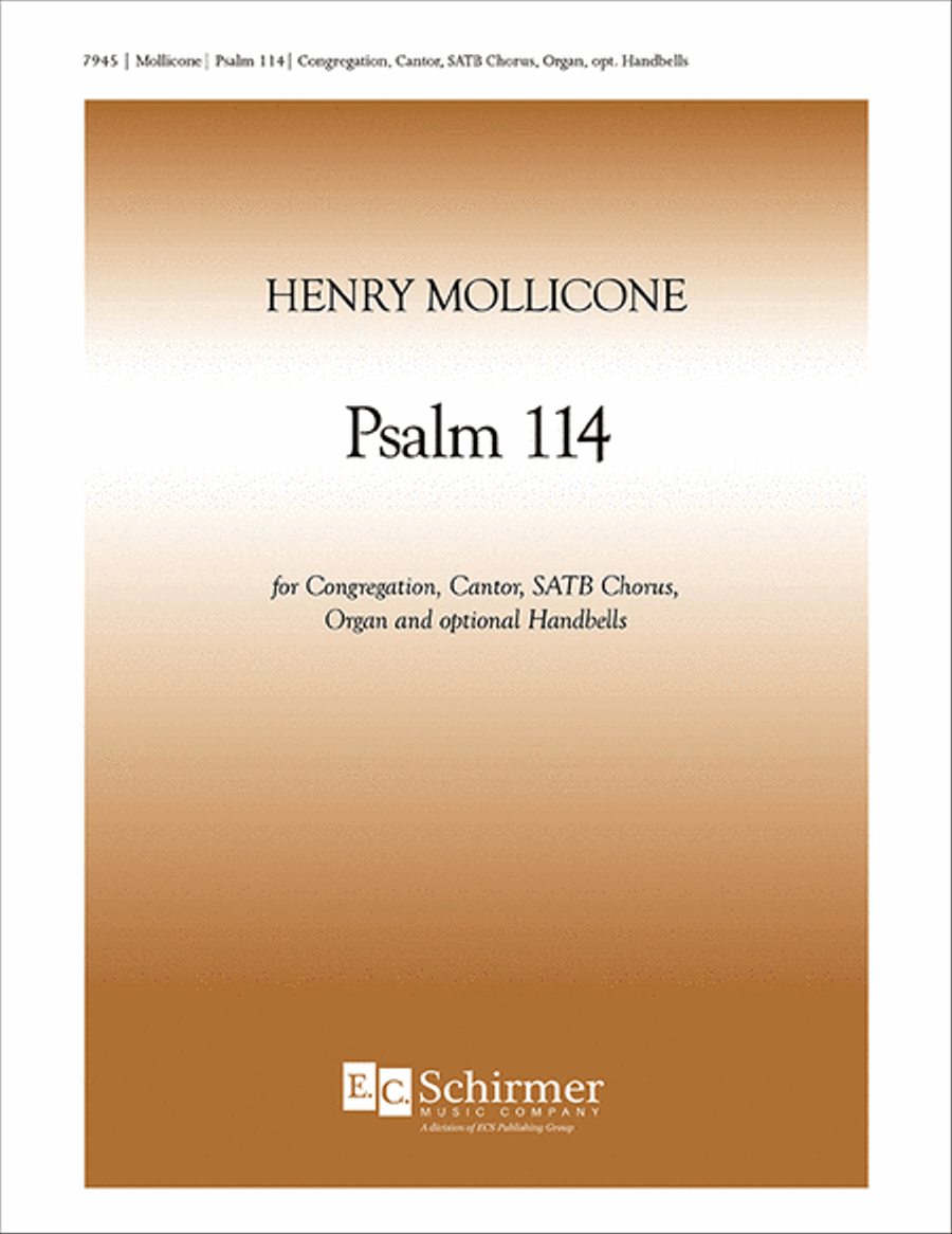 Psalm 114 Psalm 114 4-Part scores gallery preview page 1
