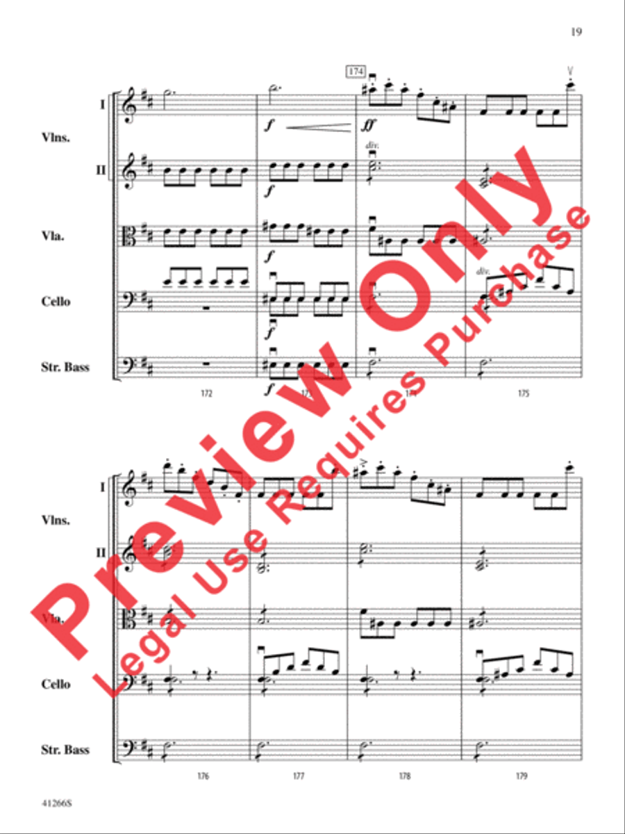 Adagio and Presto String Orchestra scores gallery preview page 20