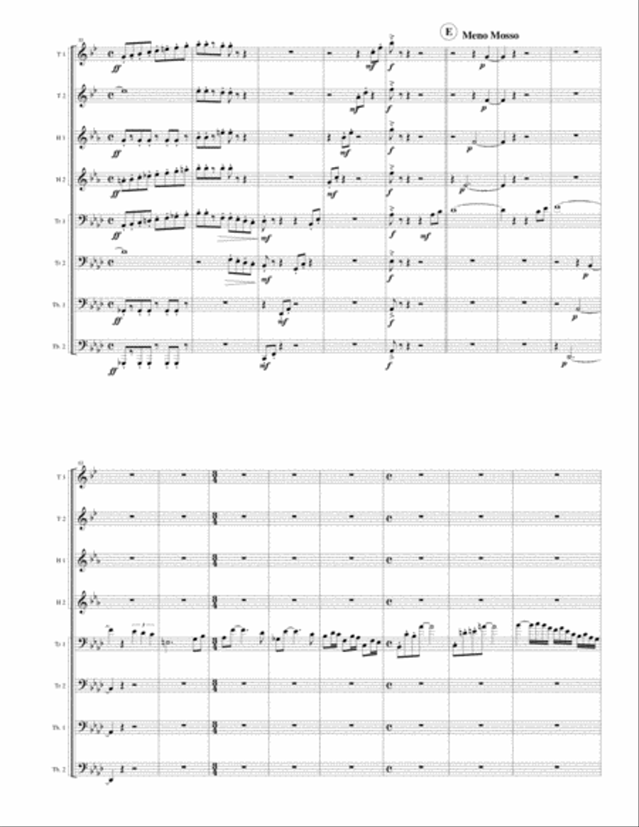 Fantasy for Brass Brass Ensemble scores gallery preview page 5