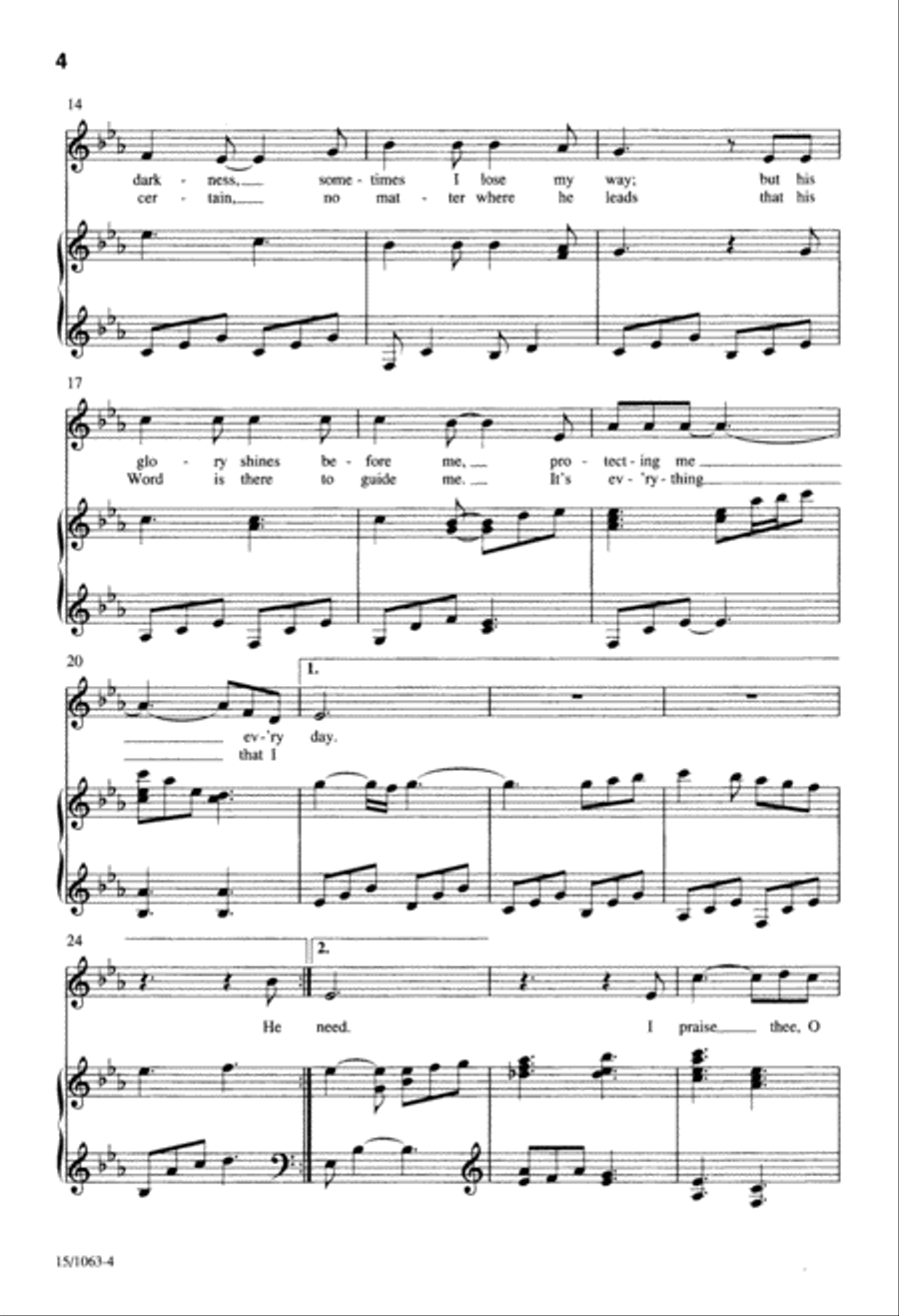 A Lamp Unto My Feet A Lamp Unto My Feet 2-Part scores gallery preview page 4