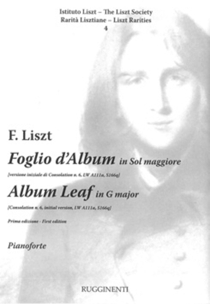 Foglio D'Album In Sol Maggiore