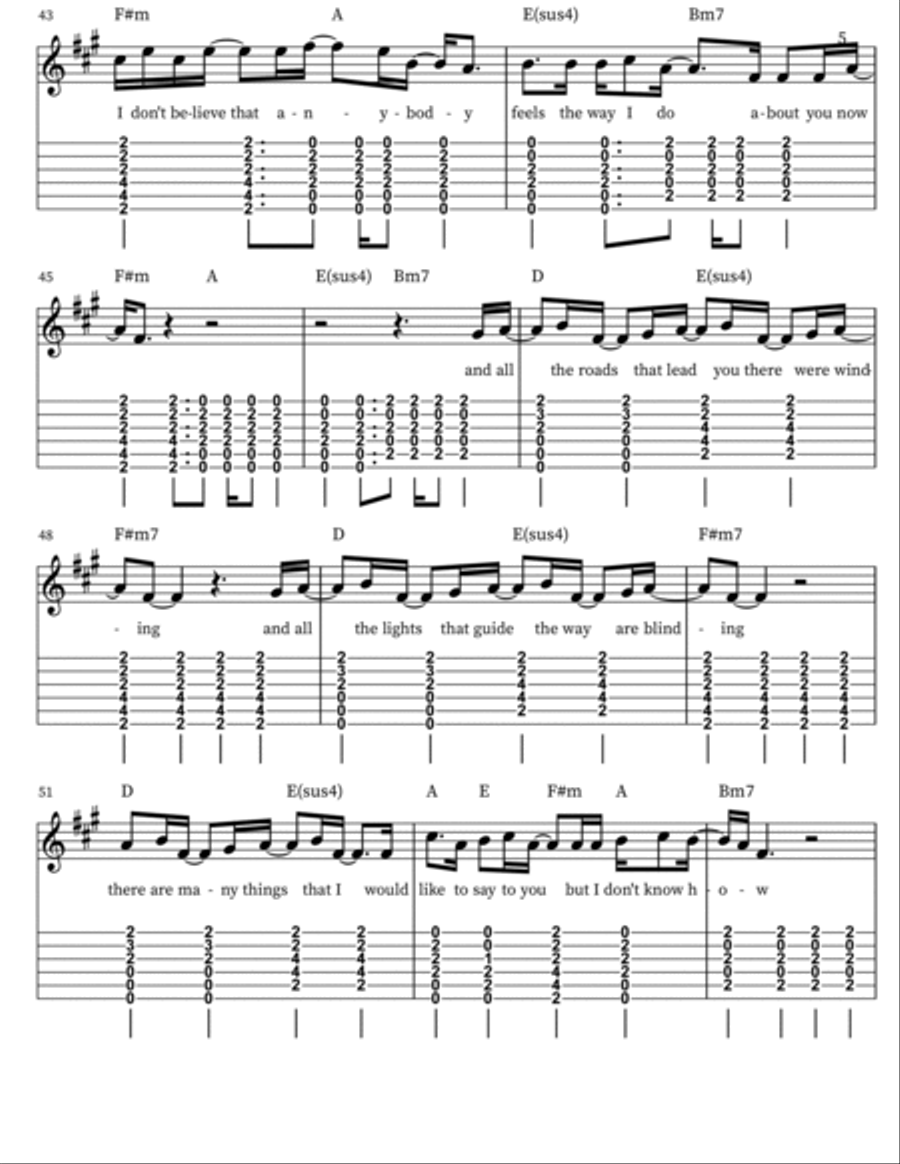 WonderWall - Violin WonderWall - Violin Violin scores gallery preview page 5