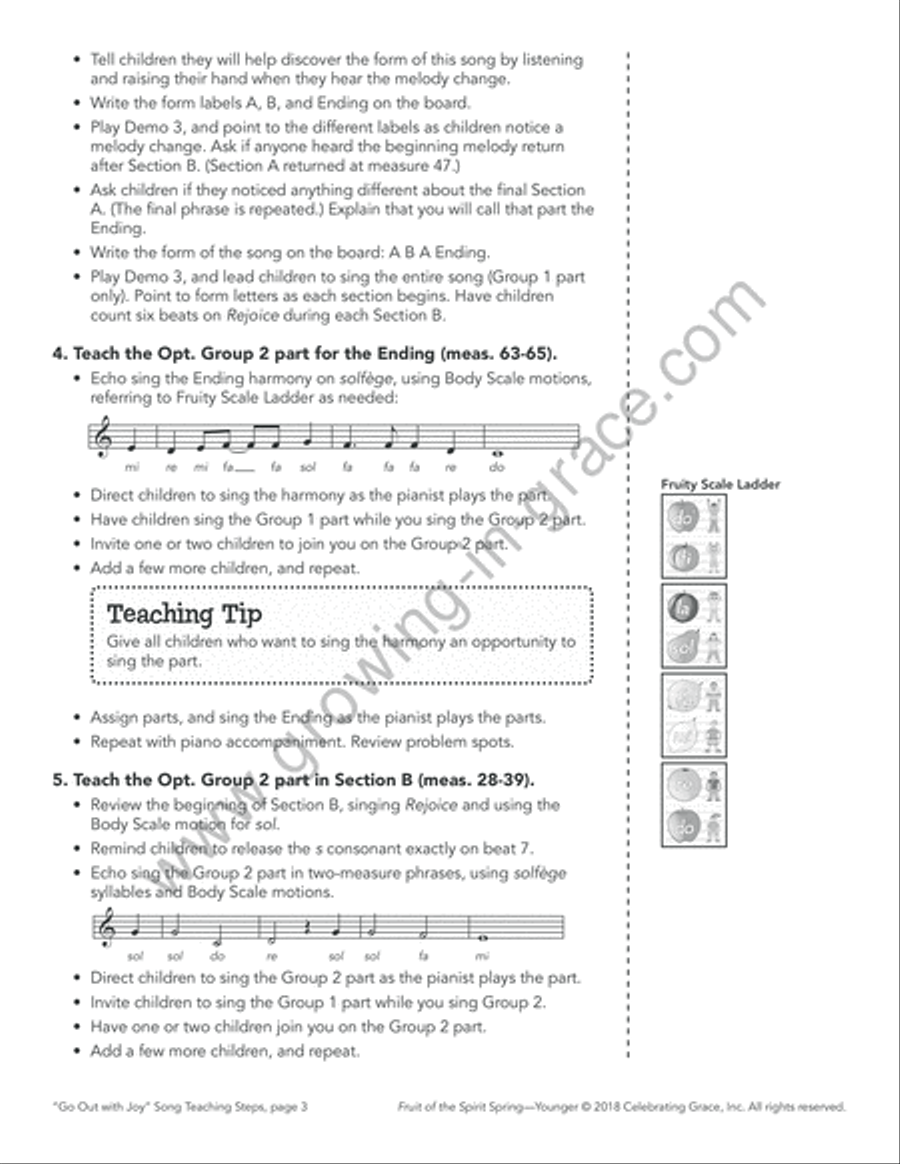 Fruit of the Spirit: Younger Children - Spring Unison Choir scores gallery preview page 16