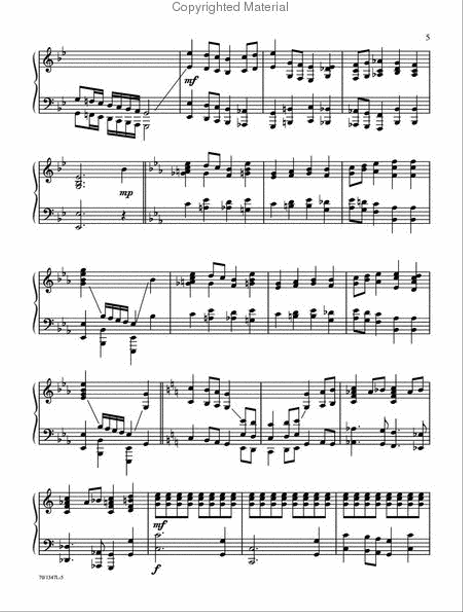 Palm Sunday to Easter Piano Solo scores gallery preview page 4