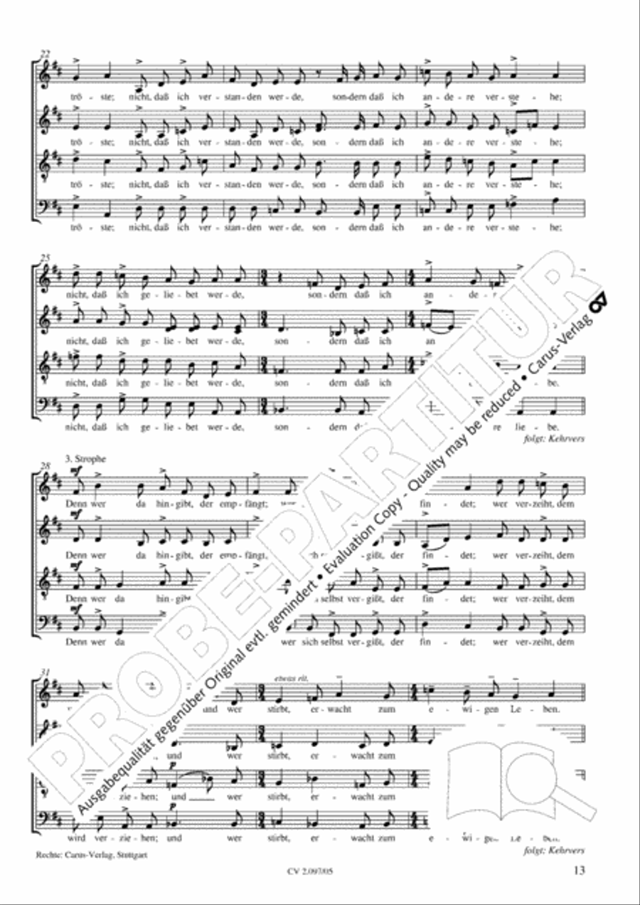 Pop-Chorbuch zum EG: Morning has broken Choir scores gallery preview page 14
