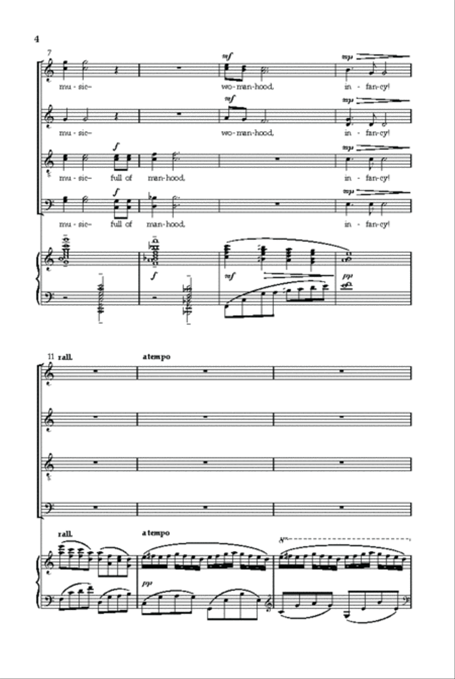A Song of Joys Divisi scores gallery preview page 3