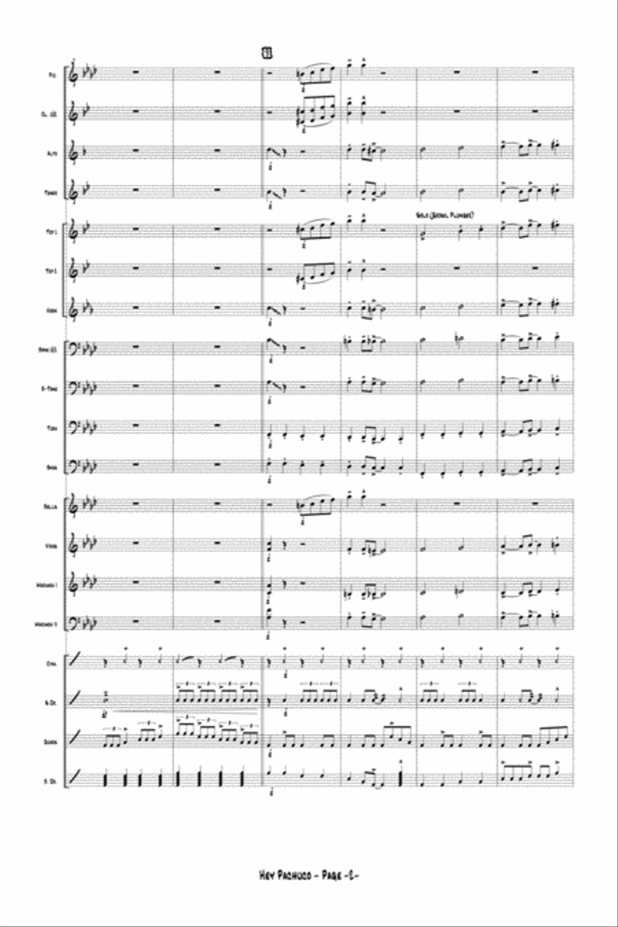 Hey Pachuco Marching Band scores gallery preview page 3