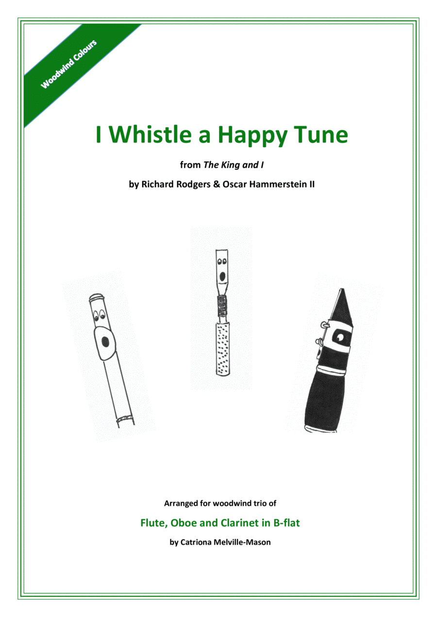 I Whistle A Happy Tune Woodwind Trio scores gallery preview page 1