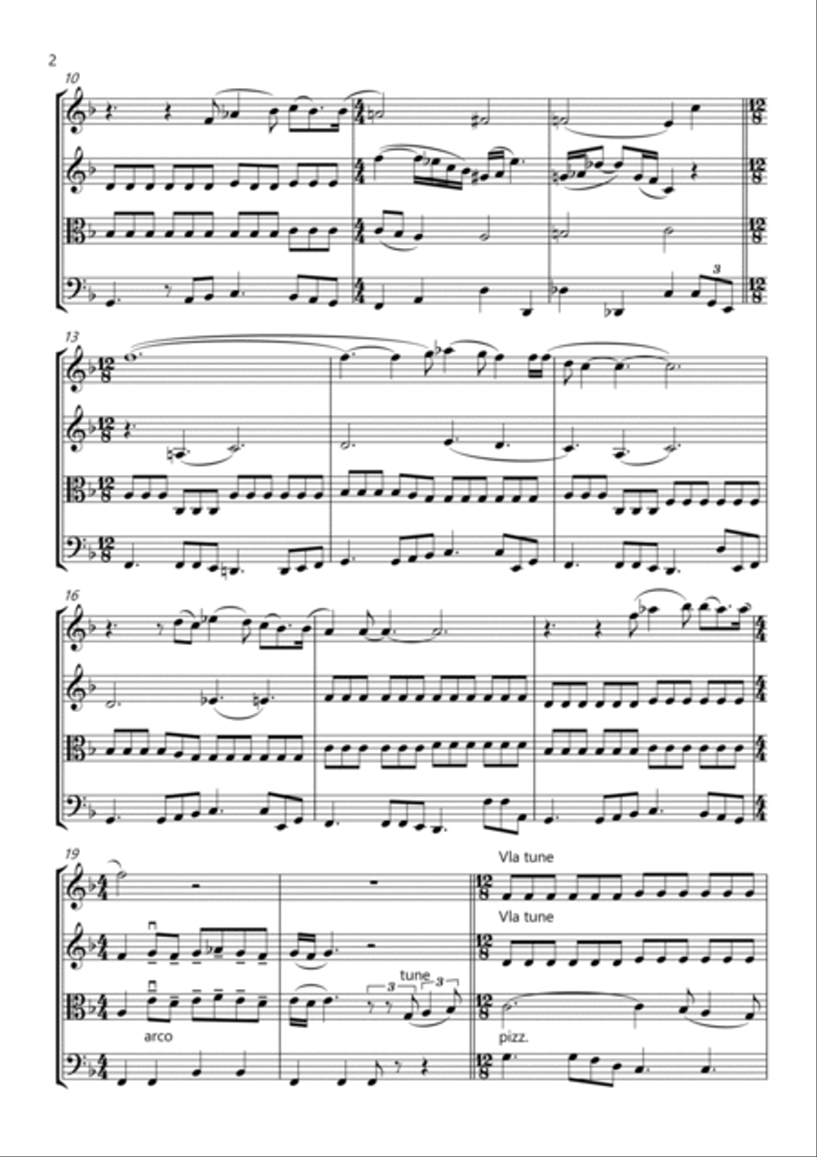 At Last String Quartet scores gallery preview page 2