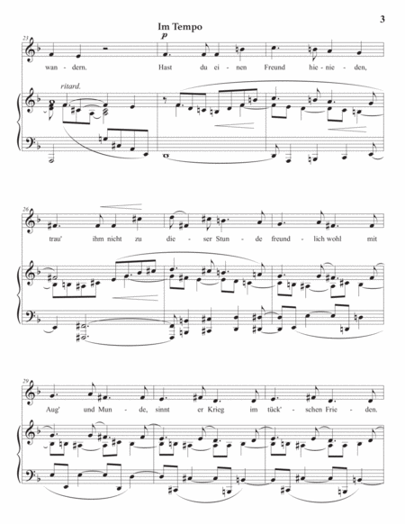 SCHUMANN: Zwielicht, Op. 39 no. 10 (in 3 medium keys: D, C-sharp, C minor)