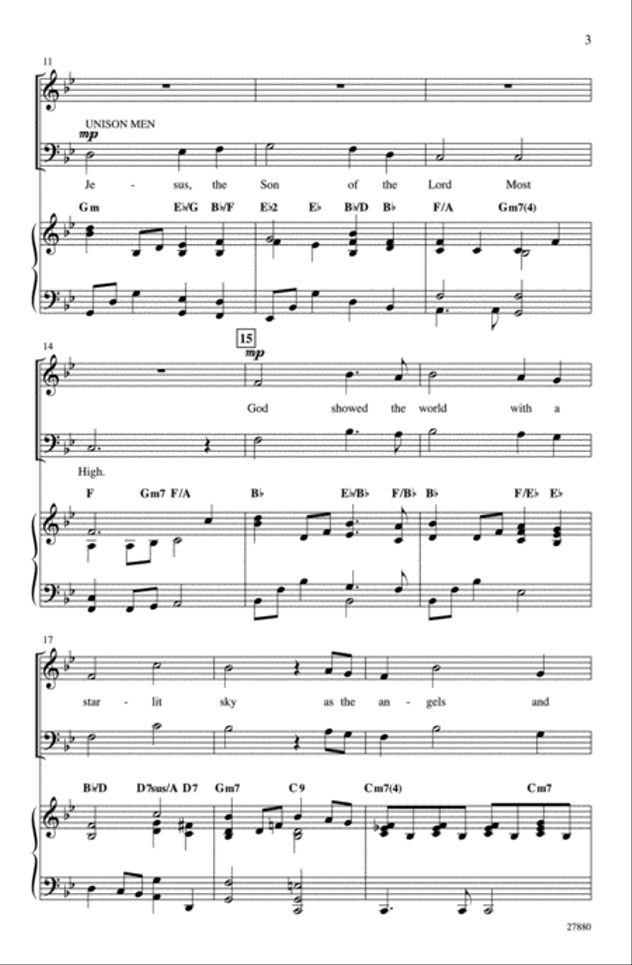 We Beheld His Glory We Beheld His Glory 4-Part scores gallery preview page 3