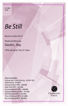 Book cover for Be Still (SATB - Digital)