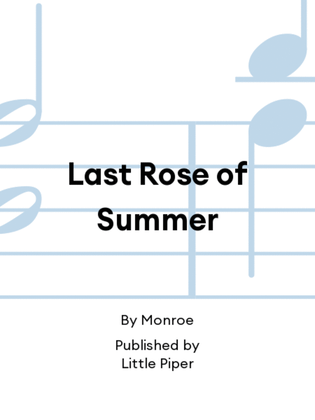 Book cover for Last Rose of Summer