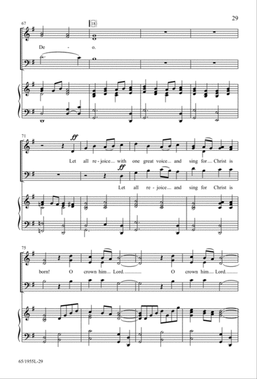 The Promise of a King 3-Part scores gallery preview page 29