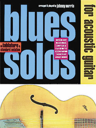 Book cover for Blues Solos for Acoustic Guitar