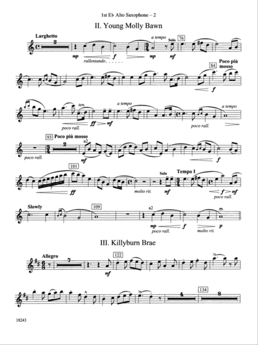 A Longford Legend: E-flat Alto Saxophone Concert Band scores gallery preview page 2