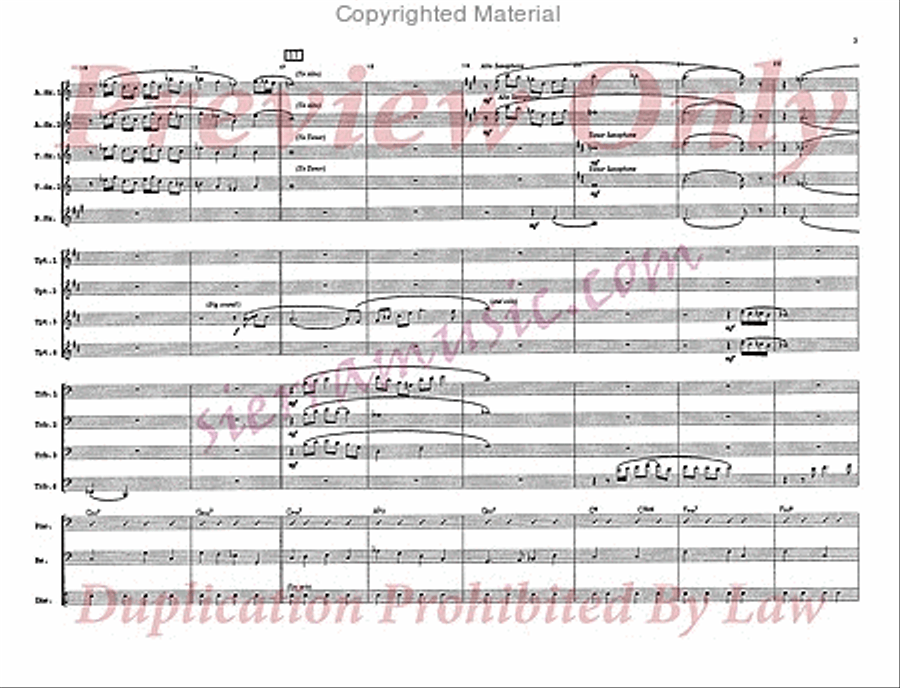 Wave Jazz Ensemble scores gallery preview page 4