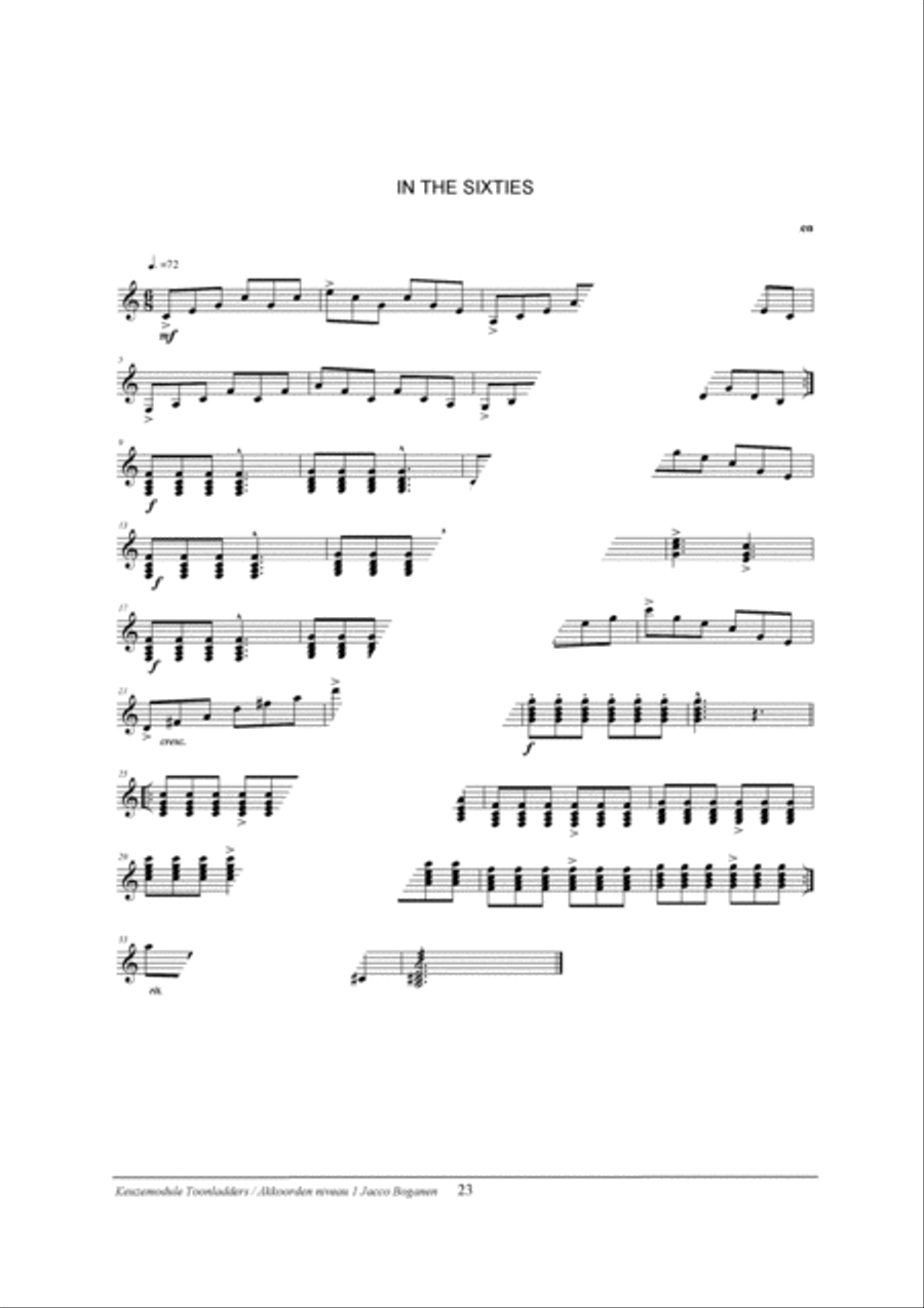 Percussion Modular: Toonladders / Akkoorden 1 Percussion scores gallery preview page 25