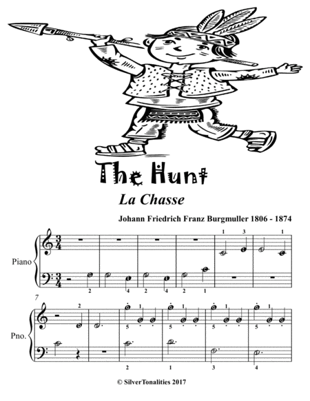The Hunt Opus 100 Number 9 Easiest Piano Sheet Music