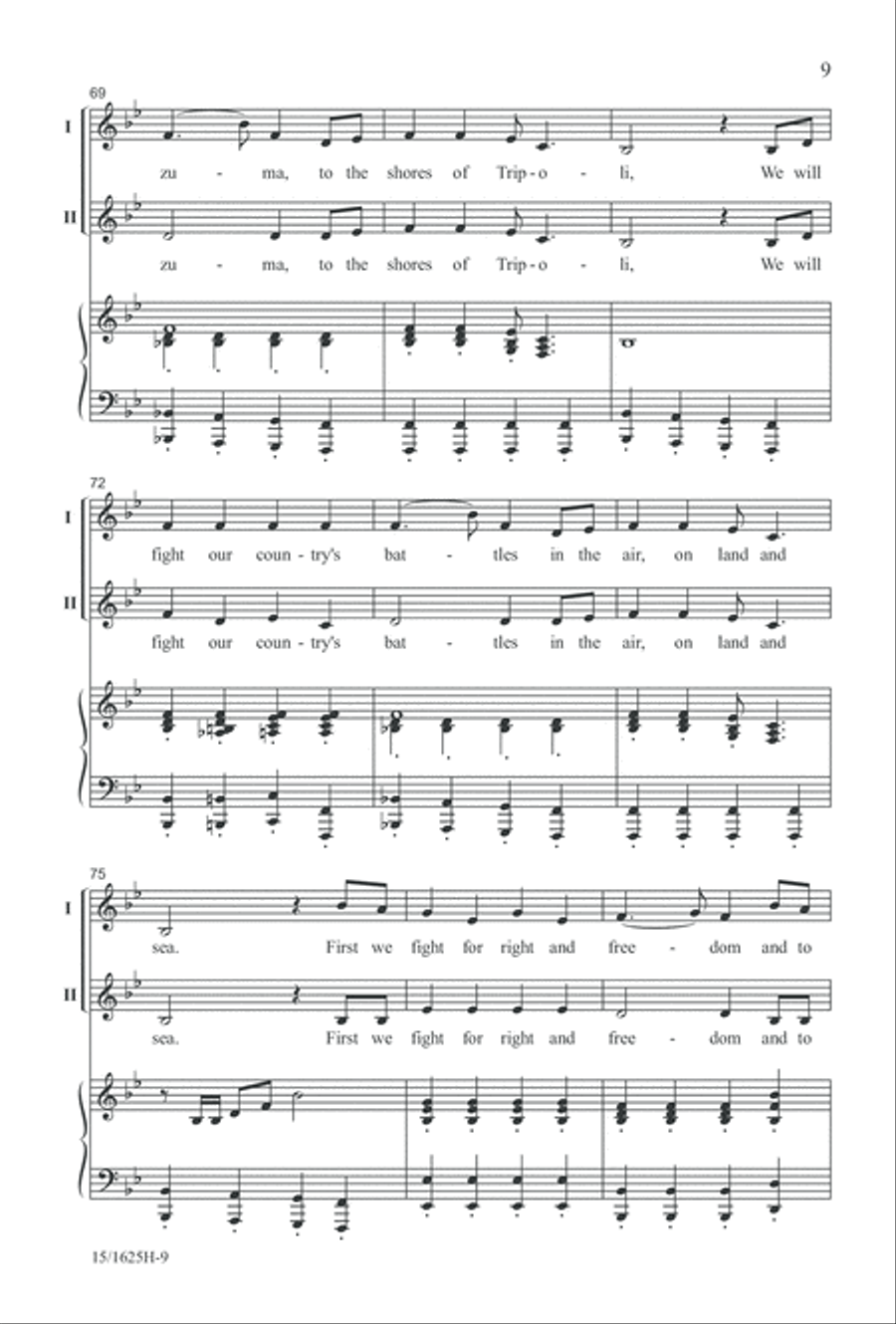 A Patriotic Salute A Patriotic Salute 2-Part scores gallery preview page 9