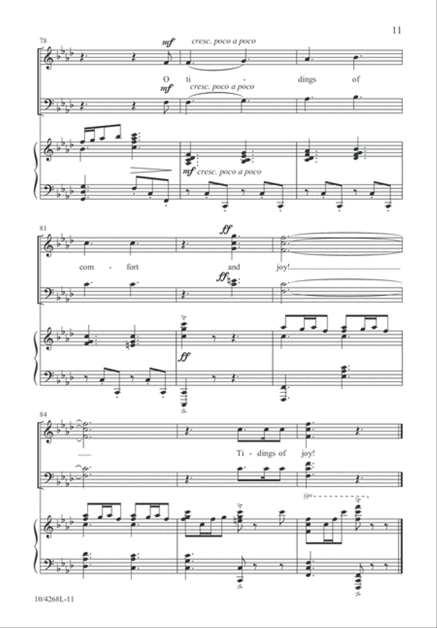 Tidings of Joy! 4-Part scores gallery preview page 12