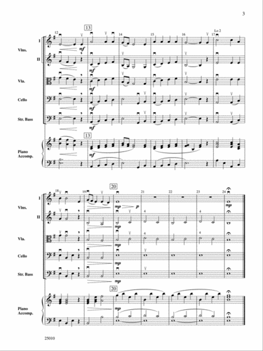 Two Appalachian Songs Two Appalachian Songs String Orchestra scores gallery preview page 3