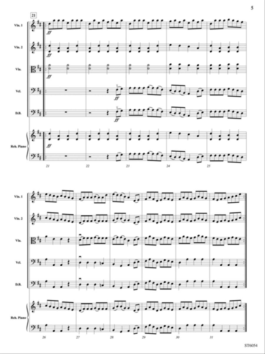 Canadian Legend: Score String Orchestra scores gallery preview page 5
