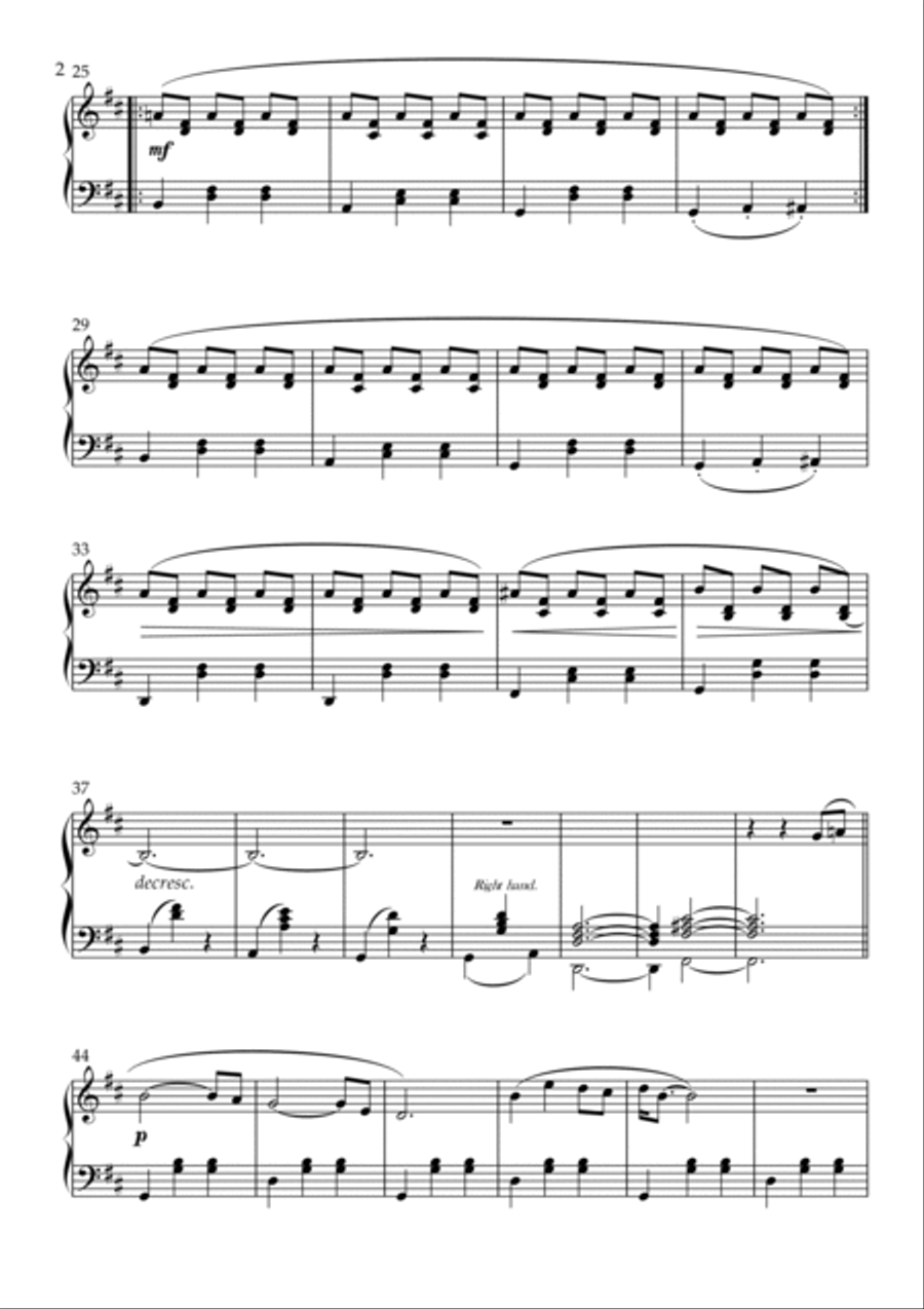 Je Te Laisserai Des Mots Piano Solo scores gallery preview page 3